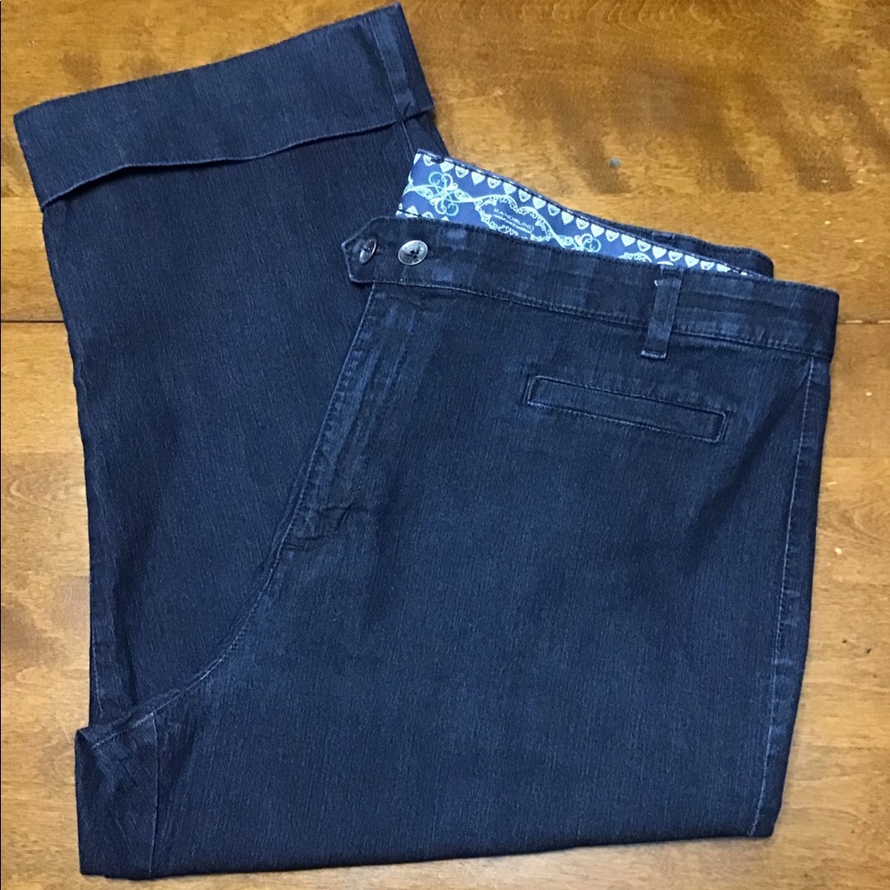 Bandolino Cuffed Crop Jean Size 18 #2253 - Picture 6 of 6